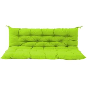 Outdoor Swing Cushions 60Inch,Waterproof 4in  Thick Porch Swing Cushion Replacement With Backrest And Ties,Comfortable 2-3 Seat Pation Swing Pad For B