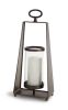 Candleholder (Set Of 2) 18"H Metal/Glass