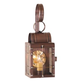 Single Wall Lantern in Antique Copper - 1-Light