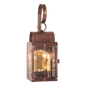 Double Wall Lantern in Antique Copper - 2-Light
