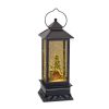 Lantern Snow Globe With Barn 10.5"H Plastic