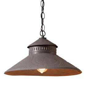 Shopkeeper Shade Light with Star in Kettle Black