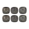 Votive Holder (Set Of 6) 4.5"Dx 4"H Metal