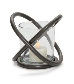 Votive Holder (Set Of 2) 4"H Metal-Glass