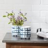 Dolomite Planters (Set of 2) - 4.25" x 4.5"