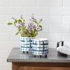 Dolomite Planters (Set of 2) - 4.25" x 4.5"