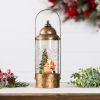 Santa Snow Globe 12" Tall With Plastic Construction & 6-Hour Automatic Timer