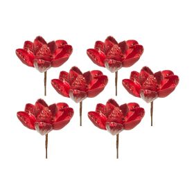 Magnolia Stem (Set of 6) 29"H Velvet