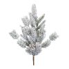 Snowy Mix Pine Spray (Set of 6) 32"H Plastic Stem