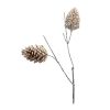 Pine Cone Spray (Set of 12) 30"H Plastic Stem