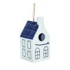 Metal Bird House (Set of 3) 8.25"H, 8.5"H, 9"H