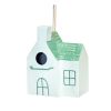 Metal Bird House (Set of 3) 8.25"H, 8.5"H, 9"H