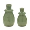 Set Of 2 Terra Cotta Vases | 6.5-Inch & 8-Inch-Tall Planters