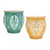 Ceramic Planter Set (2-Pack) - 6.5"D x 7"H