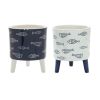 Dolomite Pot With Legs - Set Of 12 (5"D x 6"H)
