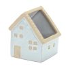 Set Of 3 Porcelain House-Shaped Planters