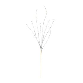 Snowy Tinsel Branch (Set of 12) 43"H Plastic