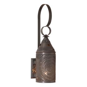 15-Inch Electrified Wall Lantern in Kettle Black