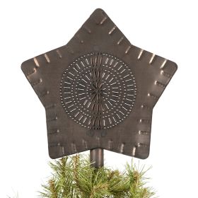 Modern Farmhouse Large Star Tree Topper – Kettle Black Finish