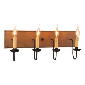 4-Light Vanity Light in Americana Pearwood