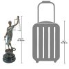 Themis Blind Justice Tabletop Bronze Statue