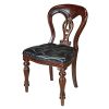 SIMSBURY MANOR LEATHER SIDE CHAIR