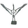 Winged Heron Salute To The Sun Bronze Bird Statue