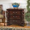 Dark Wood Solid Mahogany Side Table