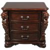 Dark Wood Solid Mahogany Side Table