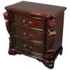 Dark Wood Solid Mahogany Side Table