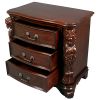 Dark Wood Solid Mahogany Side Table