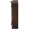 Dark Wood Solid Mahogany Sideboard With Drawers