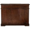 Dark Wood Solid Mahogany Sideboard With Drawers