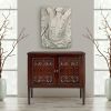Dark Wood Solid Mahogany Cabinet