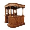 High Quality Pine Wood Bar In Honey-Stained Finish