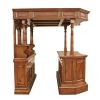 High Quality Pine Wood Bar In Honey-Stained Finish