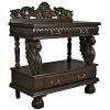 Dark Wood Mahogany Console Table