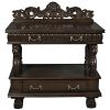 Dark Wood Mahogany Console Table