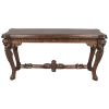 Dark Wood Solid Mahogany Console Table