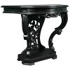 Black Hand Curved Console Table