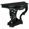 Black Hand Curved Console Table