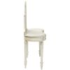 Solid Mahogany With Rich Cream Finish Vanity Table