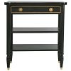FRENCH 1940 EBONY CONSOLE TABLE