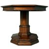 Dark Wood Solid Mahogany Octagonal Coffee Table