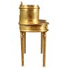 Solid Mahogany With Real Gold Leaf Finish Desk