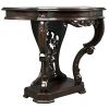 Dark Wood Brown Mahogany Console Table