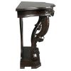 Dark Wood Brown Mahogany Console Table