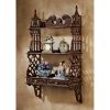 Chippendale Solid Wood Display Cabinet