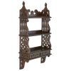 Chippendale Solid Wood Display Cabinet