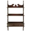 Chippendale Solid Wood Display Cabinet